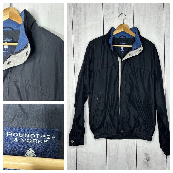 Roundtree & Yorke Outdoors Black Basic Jacket M - Picture 1 of 8